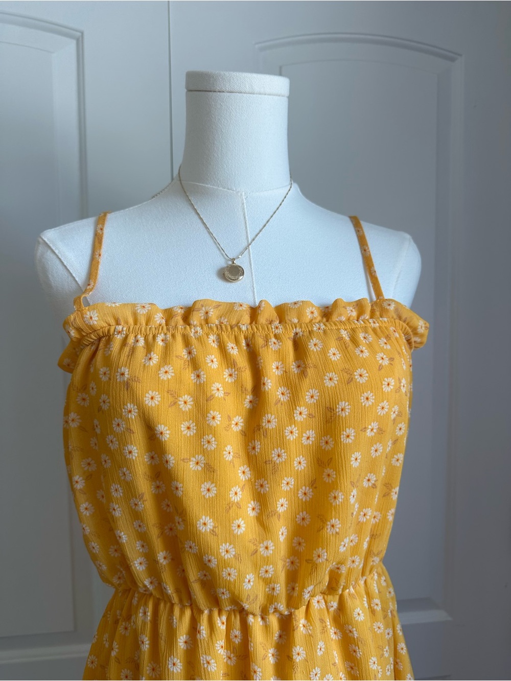 Liberty Love Yellow Daisy Tiered Sundress - Picture 2 of 10